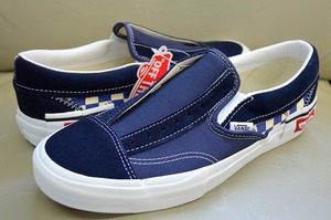 新品未使用 VANS バンズ ボルト Slip-On CAP スリッポン CAP 再構築 チェッカー柄 VN0A3WM5TLI ネイビー サイズUS9.5 27.5センチ