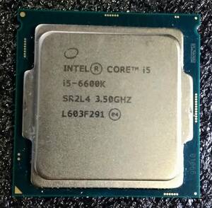 【中古】Intel Core i5 6600K Skylake LGA1151