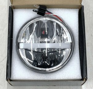 社外製 汎用 LED ヘッドライト ハーレーやローライダーなど 現状品