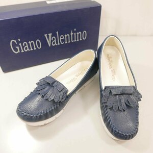 Giano Valentino ジアーノバレンチノ レディース シューズ モカシン フラット シューズ 靴NAVY 35 18122 SH