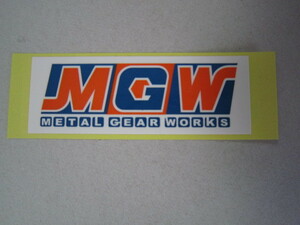 MGW　ステッカー　メタルギアワークス