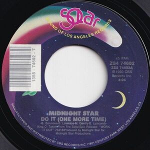 Midnight Star Do It (One More Time) Solar US ZS4 74602 206287 SOUL FUNK ソウル ファンク レコード 7インチ 45