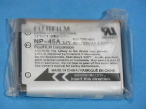 FUJI FILM 未使用品 純正バッテリー NP-45A １個 ケース入り 管理748