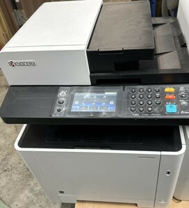 KYOCERA 京セラ カラーA4複合機　ECOSYS M5526cdw 総使用枚数 62枚 大阪発 20240408-o87 両面印刷/ADF/給紙カセット/手差しトレイOK