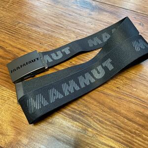  [MAMMUT]ベルト マムート ロゴ ベルト/Mammut Logo Belt black-titanium EU one size (FREE サイズ)