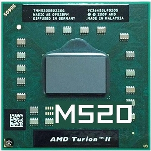 AMD Turion II M520 2300MHz 512kB 1800MHz 35W Socket S1G3 1700