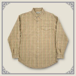 L.L.Bean エルエルビーン チェック柄 ボタンダウン BD 長袖シャツ サイズ REG / メンズ 古着 70s 80s