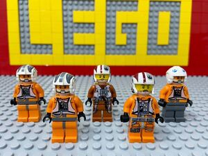 ☆スターウォーズ☆ レゴ　ミニフィグ　パイロット　兵士　ウィングファイター　( LEGO 人形 共和国軍 レジスタンス　B22027