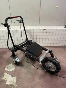 未使用品電動三輪台車 バッテリー式 最大積載量150kg ジャンク品(A2)