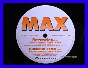 MAX マックス / SEVENTIES / SUMMER TIME/AVEX TRAX AVJT-2334/5点以上で送料無料、10点以上で10%割引!!!/12