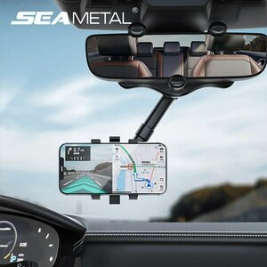 お得 ユニバーサル360度回転バックミラー ダッシュボードマウント GPS スマートフォン用 車のアクセサリー