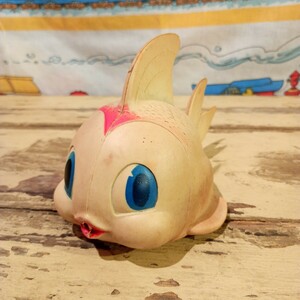 50s SUN RUBBER サンラバー CLEO クレオ 金魚 ピノキオ disney ディズニー ラバードール ビンテージ vintage usa ソフビ 人形 