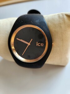 アイスウォッチ ICE glam アイスグラム ブラック ローズゴールド （ユニセックス）腕時計【SH-30403】