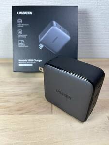 【一円スタート】UGREEN Nexode 充電器 100W 4ポート 新生代GaN技術 Type-c PD急速充電器 USB-C*3とUSB-A*1 MacBook「1円」URA01_2935