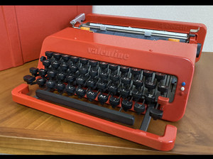 Olivetti オリベッティ Valentine バレンタイン タイプライター 赤いバケツ 現状品 送料込み