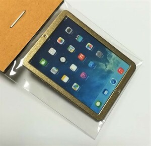 ミニチュア★iPad★Big★ゴールド★アイパッド★色違い４色ございます★miniもあります♪ドールハウスに★