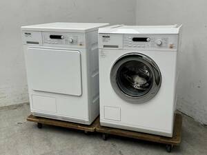 H797☆Miele　ミーレ　全自動洗濯機　乾燥機　W5820　T8822C　2点セット　200V　ドイツ製　洗濯7kg　乾燥7kg