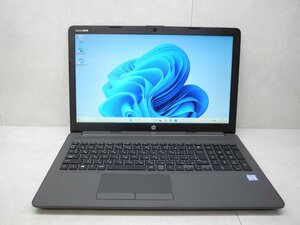 ☆1円スタート☆第8世代☆HP☆250 G7☆Core i3 2.20GHz/4GB/500GB/Sマルチ/無線/Bluetooth/カメラ/Office/Windows 11 Home☆