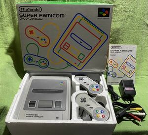 スーパーファミコン 本体一式　箱・説明書付き