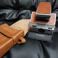 ポラロイドカメラ ケース付 ネイバーフット sx-70 昭和 レトロ カメラ