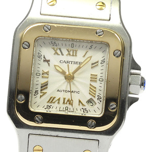 カルティエ CARTIER W20045C4 サントスガルベ SM デイト 自動巻き レディース _810739