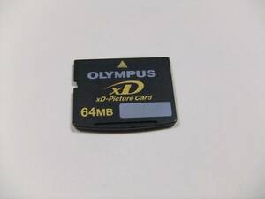 xDピクチャーカード 64MB Olympus フォーマット済み 1枚