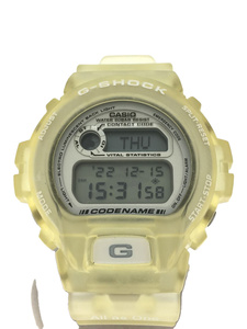 CASIO◆クォーツ腕時計・G-SHOCK/デジタル/WHT