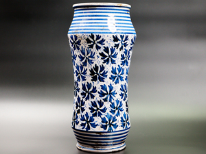 マヨリカ焼 アルバレッロ イタリア 薬壷 35cm モスタルダ 保存瓶 飾り壷