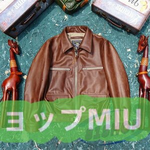 メンズ 空軍 ミリタリージャケット フライトジャケット S～ＸXL 馬革 上品 革ジャン カジュアル