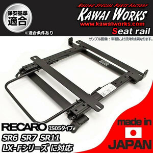 カワイ製作所 エブリイ DA64V DA64W シートレール 運転席 RECARO SR6 SR7 SR11 LX-F