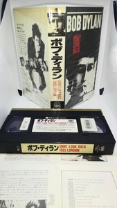 送料無料ボブ・ディラン　VHSビデオテープ