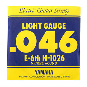 ヤマハ YAMAHA H1026 エレキギター用 弦 バラ売り 6弦