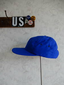 美品！エルエルビーンビンテージナイロンキャップＵＳＡ製アメリカ米国オールド古着８０年代青ブルーヴィンテージ帽子ＬＬＢＥＡＮ