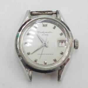 1円 Seikomatic Lady DIASHOCK 21 JEWELS セイコーマチック レディース 腕時計 本体のみ 現状品