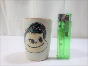 ■595：ポコちゃん　湯呑み茶碗　当時物■