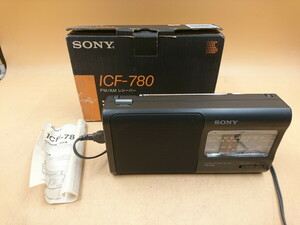 Y4-396　SONY/ソニー/FM/AM/2BANDS/ポータブルラジオ/ICF-780/オーディオ機器
