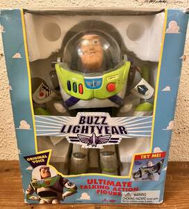 (中古・動作未チェック) トイ・ストーリー BUZZ LIGHTYEAR バズ・ライトイヤー アルティメットトーキングアクション フィギュア