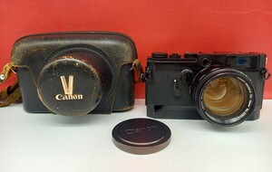 ■ Canon MODEL Vt de luxe ボディ 50mm F1.2 レンズ フィルムカメラ レンジファインダー 動作確認済 シャッターOK キャノン