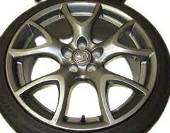 新品未使用 純正 マツダ RX-8 SE3P ホイール オプション センターキャップセット 19X8J P=114.3 0=47 アルミ ホイールキャップ 01597-1