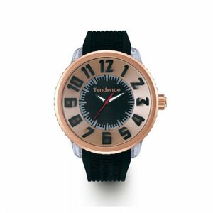 テンデンス TENDENCE フラッシュ TY532002 ブラック文字盤 腕時計 メンズ