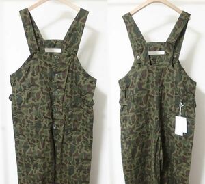 23SS Engineered Garments エンジニアードガーメンツ Overalls Camo 6.5oz Flat Twill オーバーオール XS カモ 迷彩