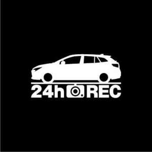 【ドラレコ】トヨタ カローラツーリング【210系】24時間 録画中 ステッカー