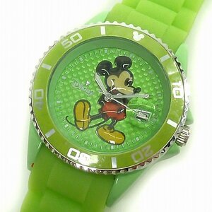 WA71【Disney】ミッキー　mickey044-gr　F1050241　腕時計　グリーン