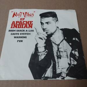 Apache Indian - Boom Shack A Lack / Caste System / Fun / Warning // Island Records 7inch / Dancehall Classic