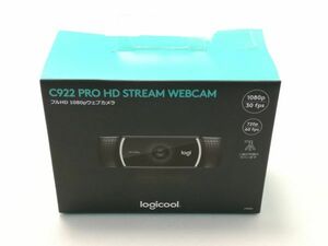 未開封★Logicool Pro Stream Webcam C922n [ブラック][ロジクール プロ ストリーミング ウェブカム]