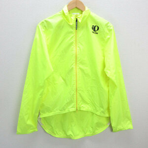 s■日本製■パールイズミ/PEARL IZUMI サイクルウェアジャケット JKT【L】黄系/MENS/150【中古】