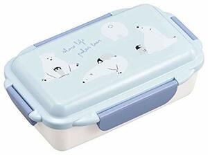 OSK 弁当箱 ランチボックス ポーラーベア 500ml [仕切付/4点ロック/盛付けがつぶれにくい/銀イオン] 日本製 食洗機対応 PCD-5