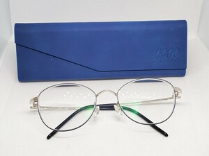 フォーナインズ眼鏡 999.9 メガネ S-761T ウェリントン 日本製 フレーム 2050シルバー 白山眼鏡 金子眼鏡 エフェクターメガネ BJ CLASSIC