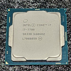 CPU Intel Core i7 7700 3.6GHz 4コア8スレッド KabyLake PCパーツ インテル 動作確認済み