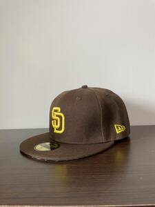 NEW ERA ニューエラキャップ MLB 59FIFTY (7-1/2) 59.6CM SANDIEGO PADRES サンディエゴ パドレス帽子